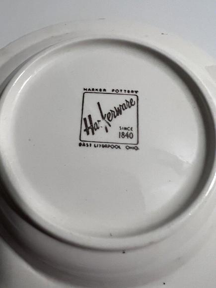 Vintage Cigar Ashtray Fords First Car 1896 Automobile Harkerware USA Gold Rim - Picture 8 of 8